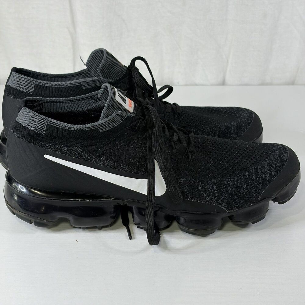 Nike Air Vapormax Flyknit 2.0 Anthracite Black  Gray 849558-006 Men’s Size 8